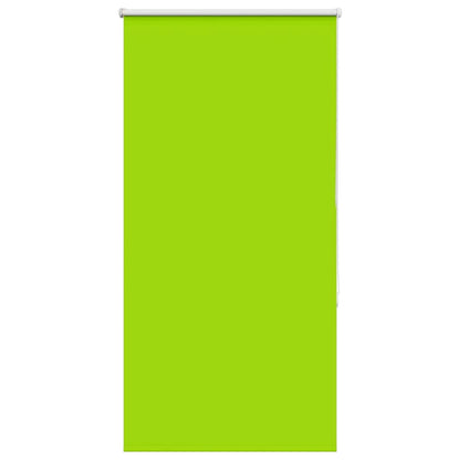 Roller Blind Blackout Leaves Green 80x130 cm Fabric Width 75.7 cm Polyester
