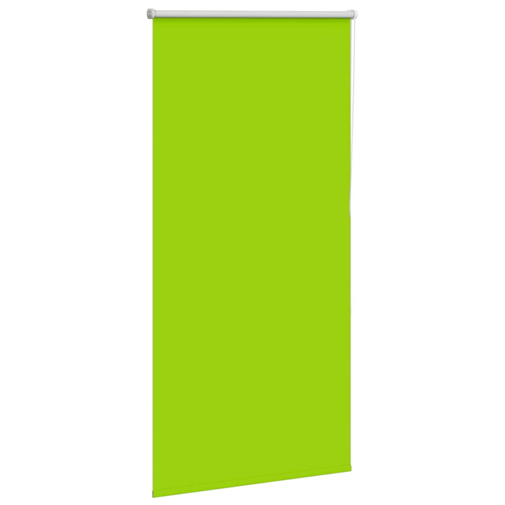 Roller Blind Blackout Leaves Green 85x130 cm Fabric Width 80.7 cm Polyester