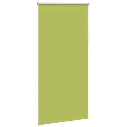 Roller Blind Blackout Leaves Green 85x130 cm Fabric Width 80.7 cm Polyester