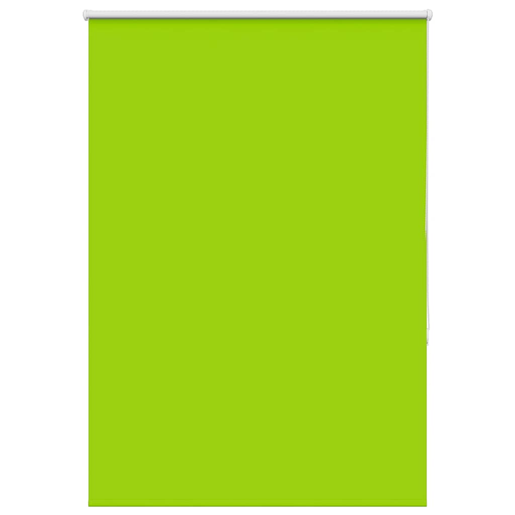 Roller Blind Blackout Leaves Green 100x130 cm Fabric Width 95.7 cm Polyester