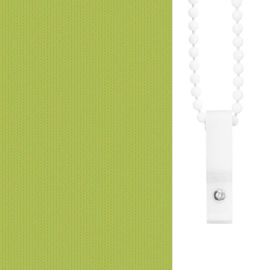 Roller Blind Blackout Leaves Green 100x130 cm Fabric Width 95.7 cm Polyester