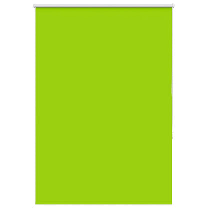 Roller Blind Blackout Leaves Green 105x130 cm Fabric Width 100.7 cm Polyester