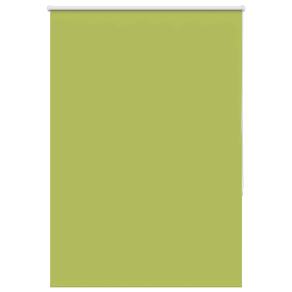 Roller Blind Blackout Leaves Green 105x130 cm Fabric Width 100.7 cm Polyester