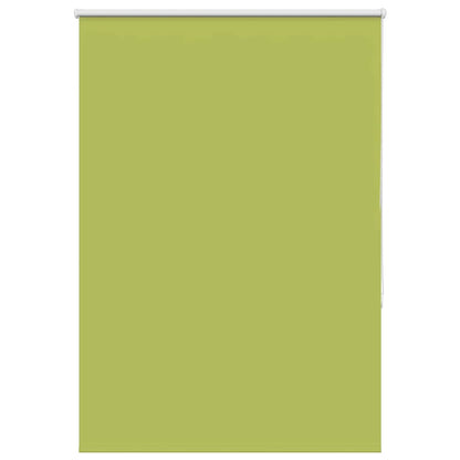 Roller Blind Blackout Leaves Green 105x130 cm Fabric Width 100.7 cm Polyester