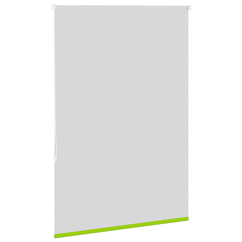 Roller Blind Blackout Leaves Green 105x130 cm Fabric Width 100.7 cm Polyester
