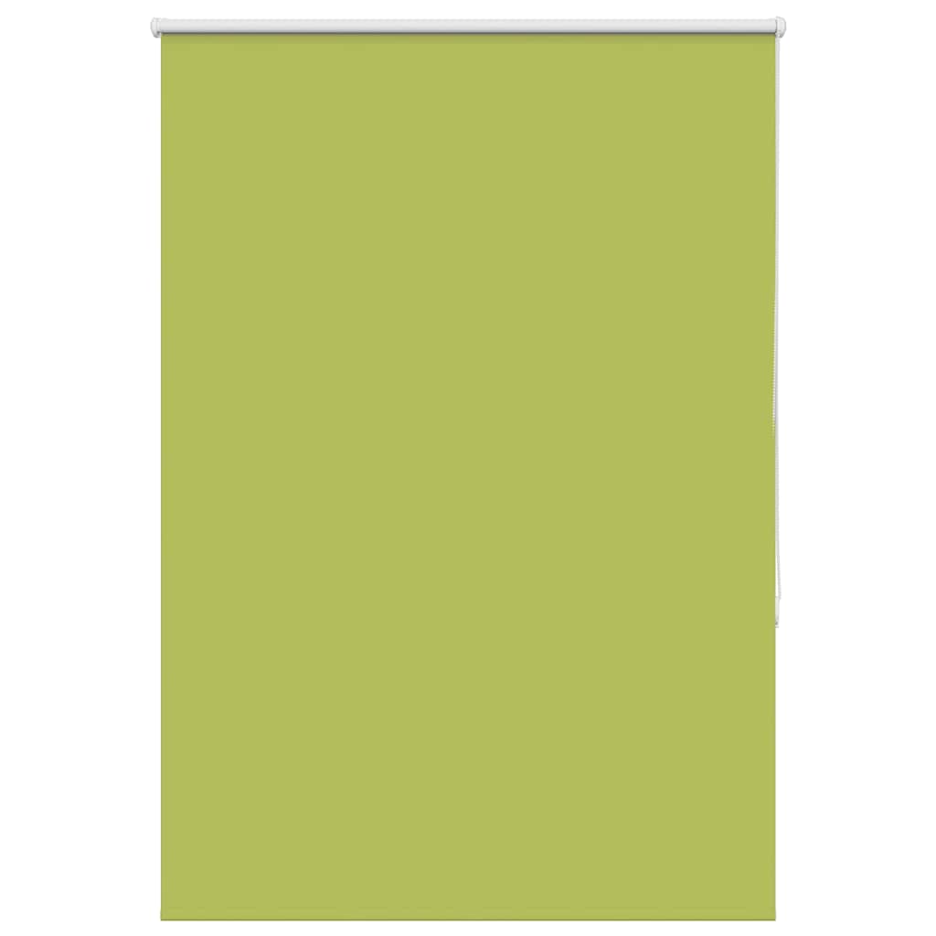 Roller Blind Blackout Leaves Green 115x130 cm Fabric Width 110.7 cm Polyester