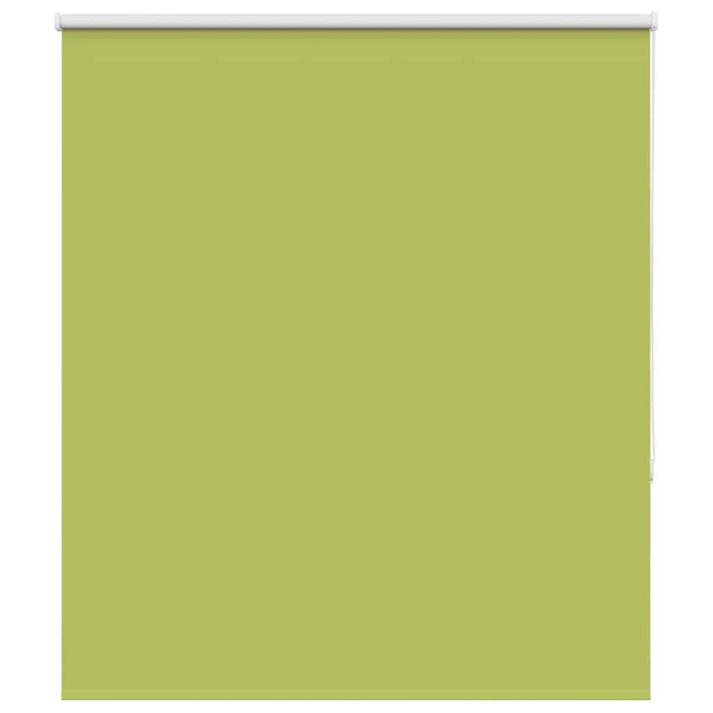 Roller Blind Blackout Leaves Green 120x130 cm Fabric Width 116.6 cm Polyester