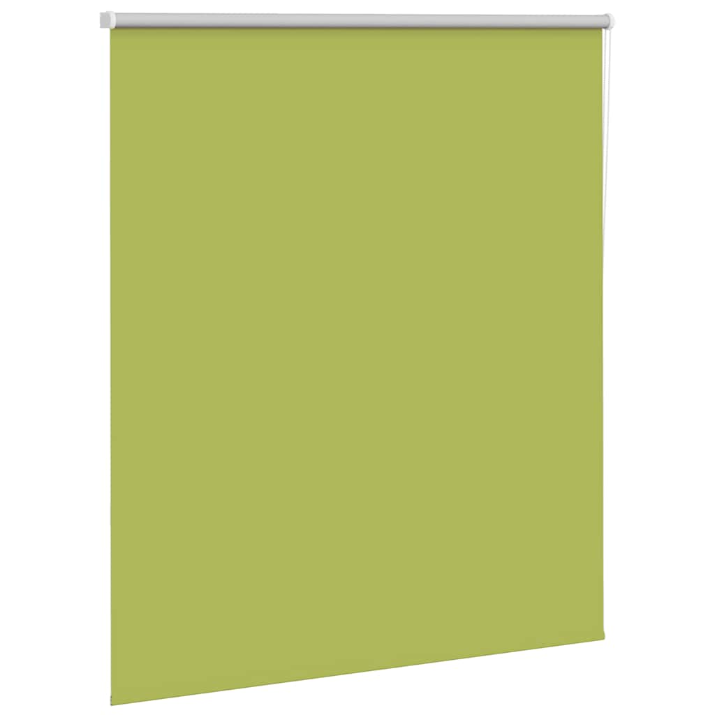 Roller Blind Blackout Leaves Green 135x130 cm Fabric Width 131.6 cm Polyester