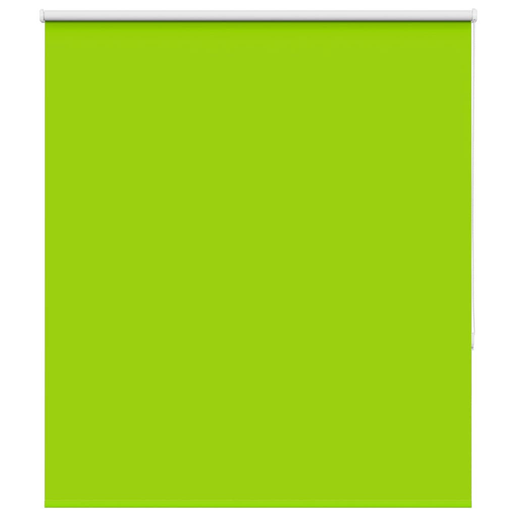 Roller Blind Blackout Leaves Green 140x130 cm Fabric Width 136.6 cm Polyester
