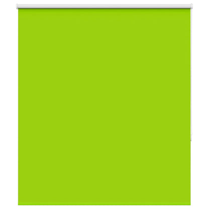 Roller Blind Blackout Leaves Green 140x130 cm Fabric Width 136.6 cm Polyester