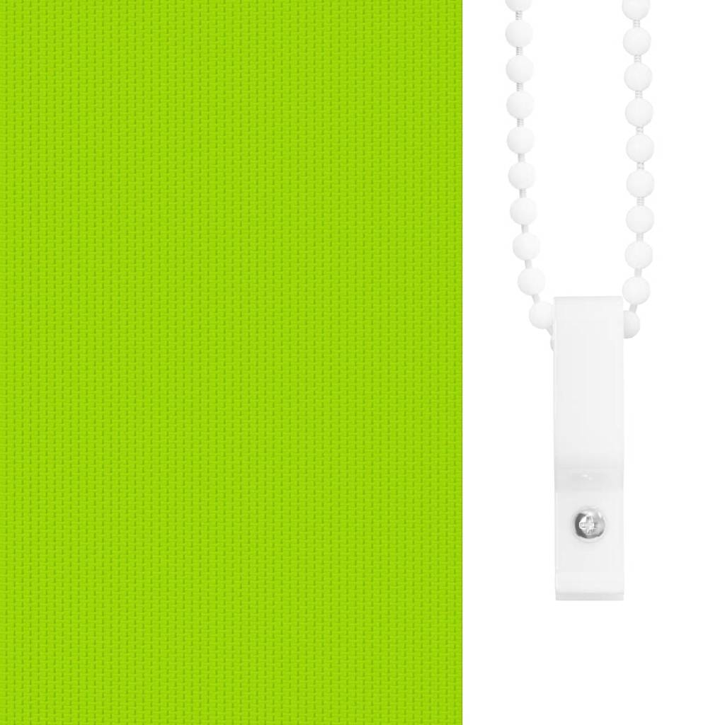 Roller Blind Blackout Leaves Green 140x130 cm Fabric Width 136.6 cm Polyester