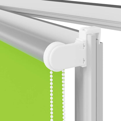 Roller Blind Blackout Leaves Green 145x130 cm Fabric Width 141.6 cm Polyester