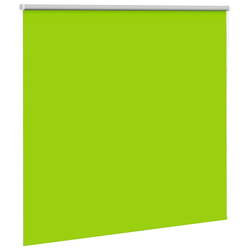 Roller Blind Blackout Leaves Green 145x130 cm Fabric Width 141.6 cm Polyester