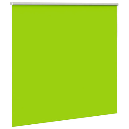 Roller Blind Blackout Leaves Green 145x130 cm Fabric Width 141.6 cm Polyester