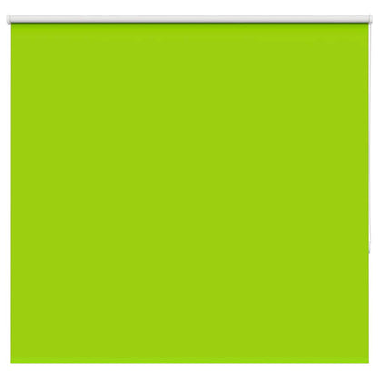 Roller Blind Blackout Leaves Green 150x130 cm Fabric Width 146.6 cm Polyester