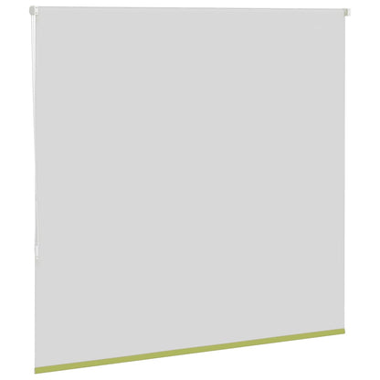 Roller Blind Blackout Leaves Green 150x130 cm Fabric Width 146.6 cm Polyester