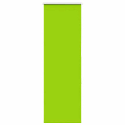 Roller Blind Blackout Leaves Green 40x150 cm Fabric Width 35.7 cm Polyester