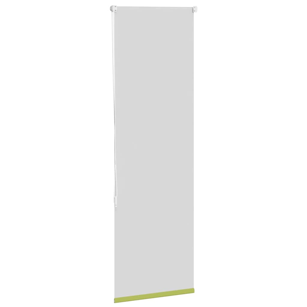 Roller Blind Blackout Leaves Green 40x150 cm Fabric Width 35.7 cm Polyester