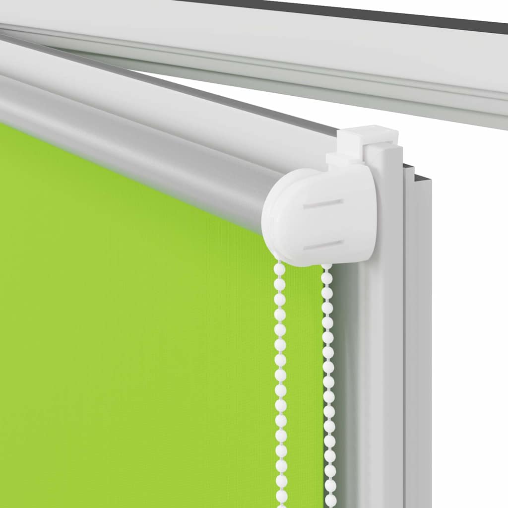 Roller Blind Blackout Leaves Green 40x150 cm Fabric Width 35.7 cm Polyester