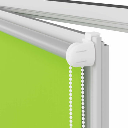 Roller Blind Blackout Leaves Green 40x150 cm Fabric Width 35.7 cm Polyester