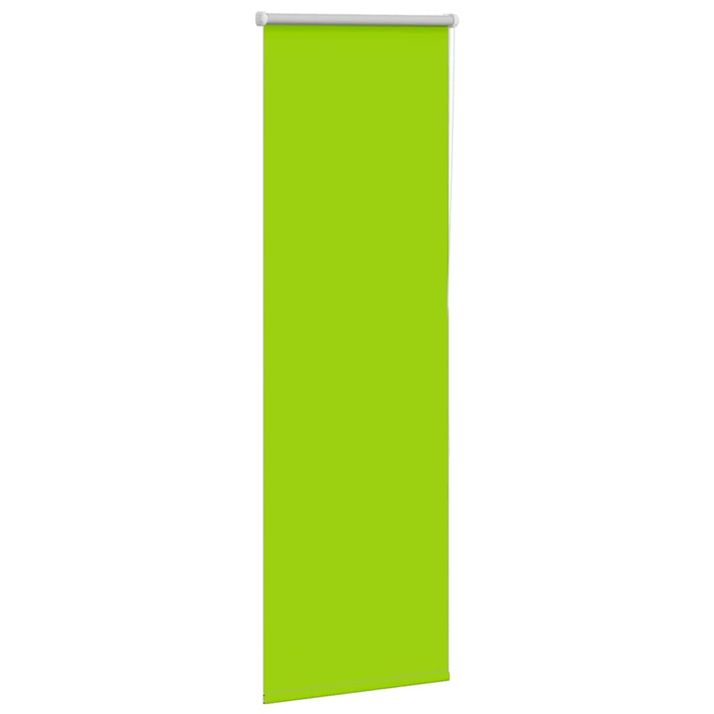 Roller Blind Blackout Leaves Green 40x150 cm Fabric Width 35.7 cm Polyester