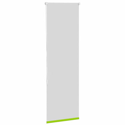 Roller Blind Blackout Leaves Green 40x150 cm Fabric Width 35.7 cm Polyester