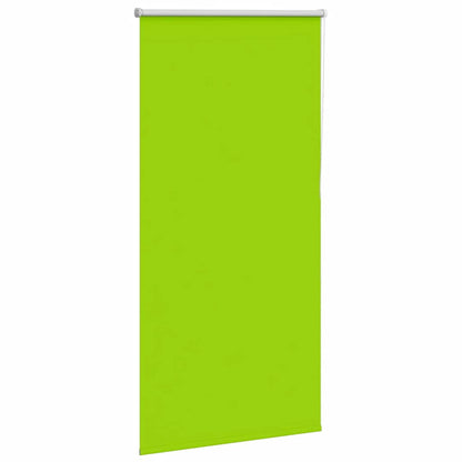 Roller Blind Blackout Leaves Green 80x150 cm Fabric Width 75.7 cm Polyester