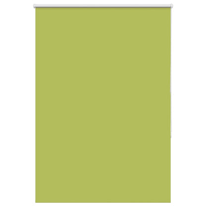 Roller Blind Blackout Leaves Green 100x150 cm Fabric Width 95.7 cm Polyester