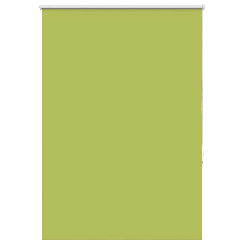 Roller Blind Blackout Leaves Green 115x150 cm Fabric Width 110.7 cm Polyester