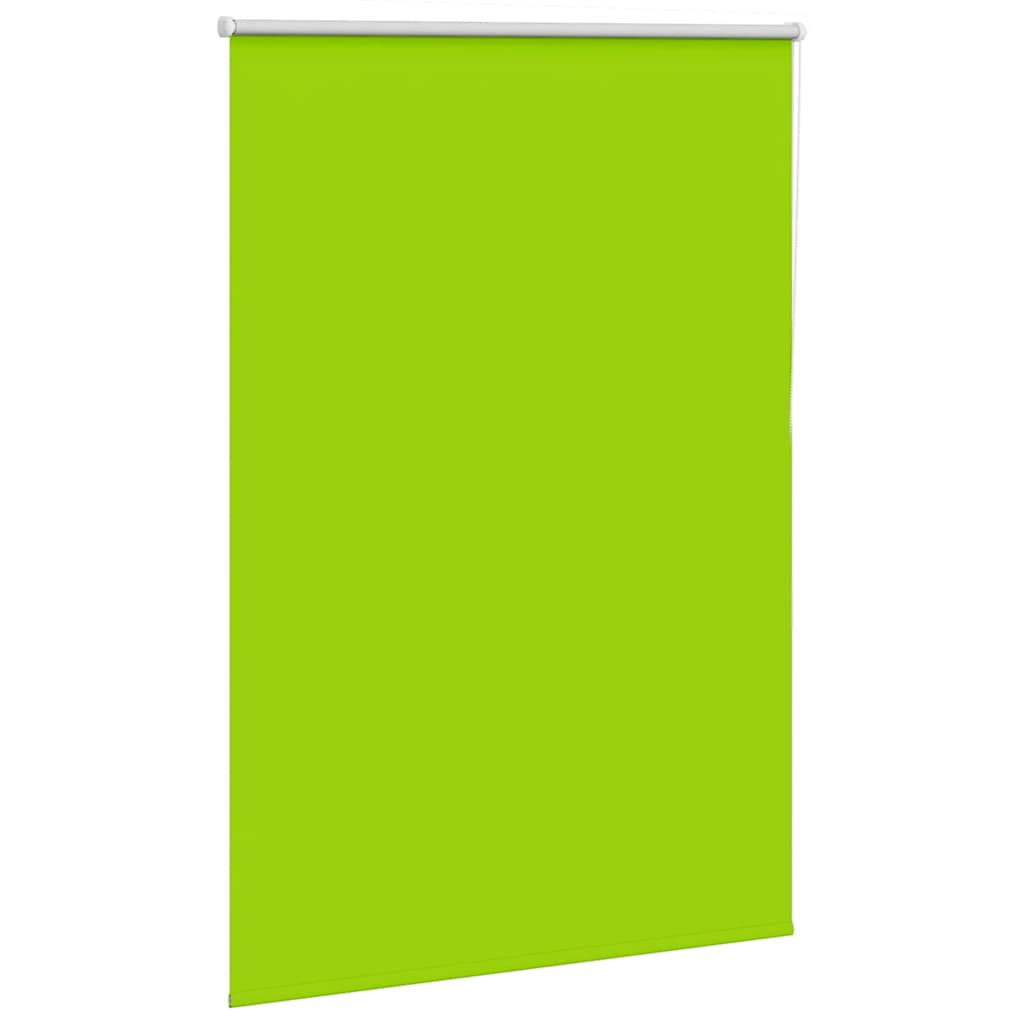 Roller Blind Blackout Leaves Green 115x150 cm Fabric Width 110.7 cm Polyester