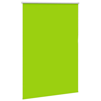 Roller Blind Blackout Leaves Green 115x150 cm Fabric Width 110.7 cm Polyester