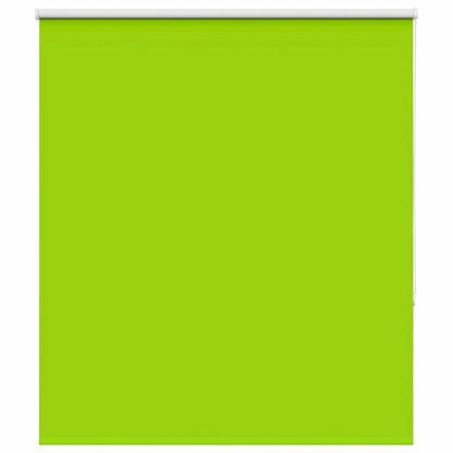 Roller Blind Blackout Leaves Green 125x150 cm Fabric Width 121.6 cm Polyester