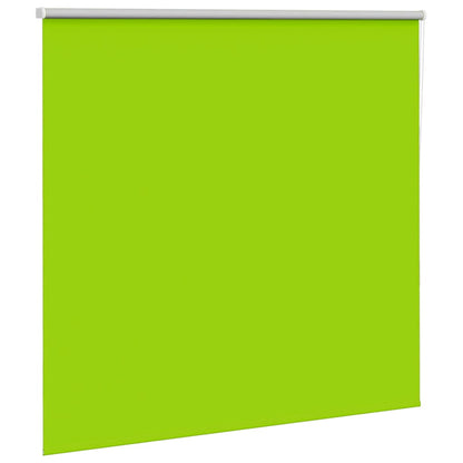 Roller Blind Blackout Leaves Green 145x150 cm Fabric Width 141.6 cm Polyester