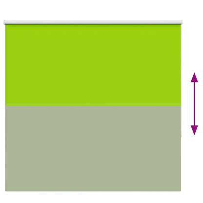 Roller Blind Blackout Leaves Green 145x150 cm Fabric Width 141.6 cm Polyester