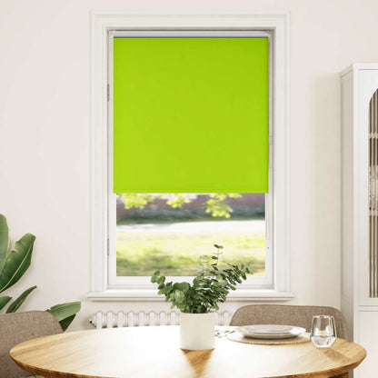 Roller Blind Blackout Leaves Green 65x175 cm Fabric Width 60.7 cm Polyester
