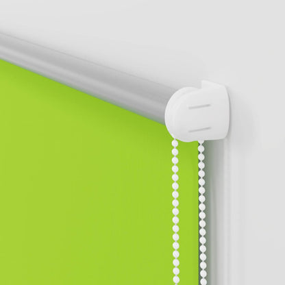Roller Blind Blackout Leaves Green 65x175 cm Fabric Width 60.7 cm Polyester