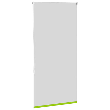 Roller Blind Blackout Leaves Green 65x175 cm Fabric Width 60.7 cm Polyester