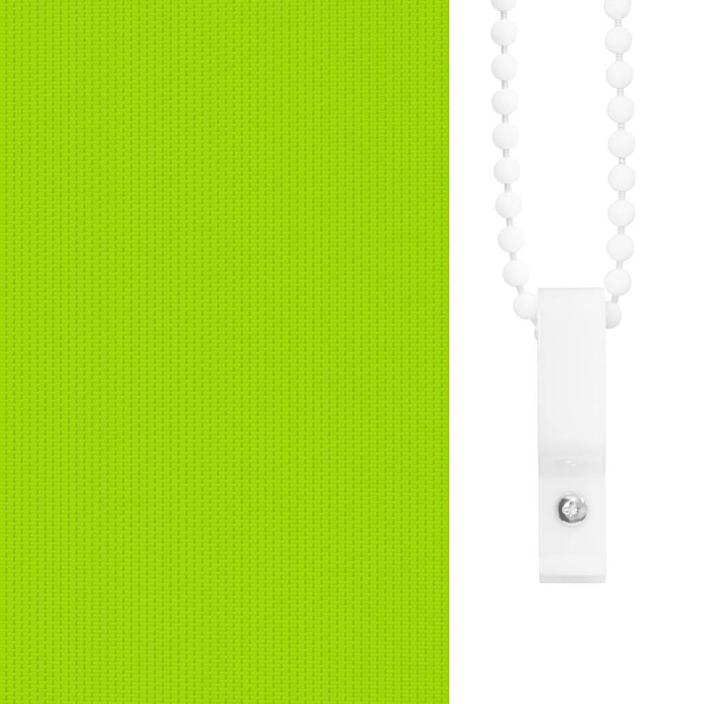 Roller Blind Blackout Leaves Green 65x175 cm Fabric Width 60.7 cm Polyester
