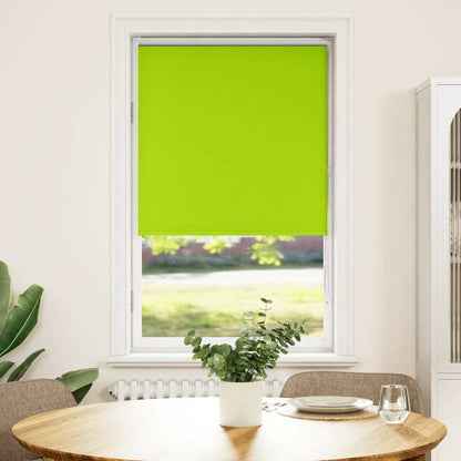 Roller Blind Blackout Leaves Green 80x175 cm Fabric Width 75.7 cm Polyester