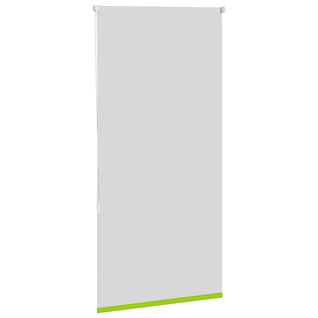 Roller Blind Blackout Leaves Green 80x175 cm Fabric Width 75.7 cm Polyester