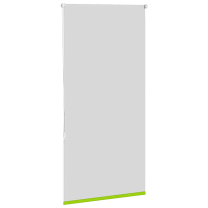 Roller Blind Blackout Leaves Green 80x175 cm Fabric Width 75.7 cm Polyester