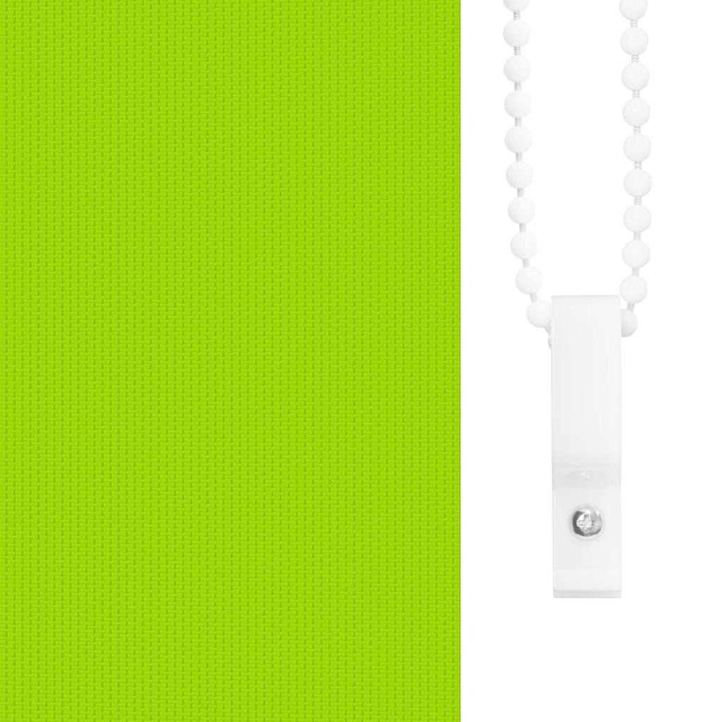 Roller Blind Blackout Leaves Green 80x175 cm Fabric Width 75.7 cm Polyester