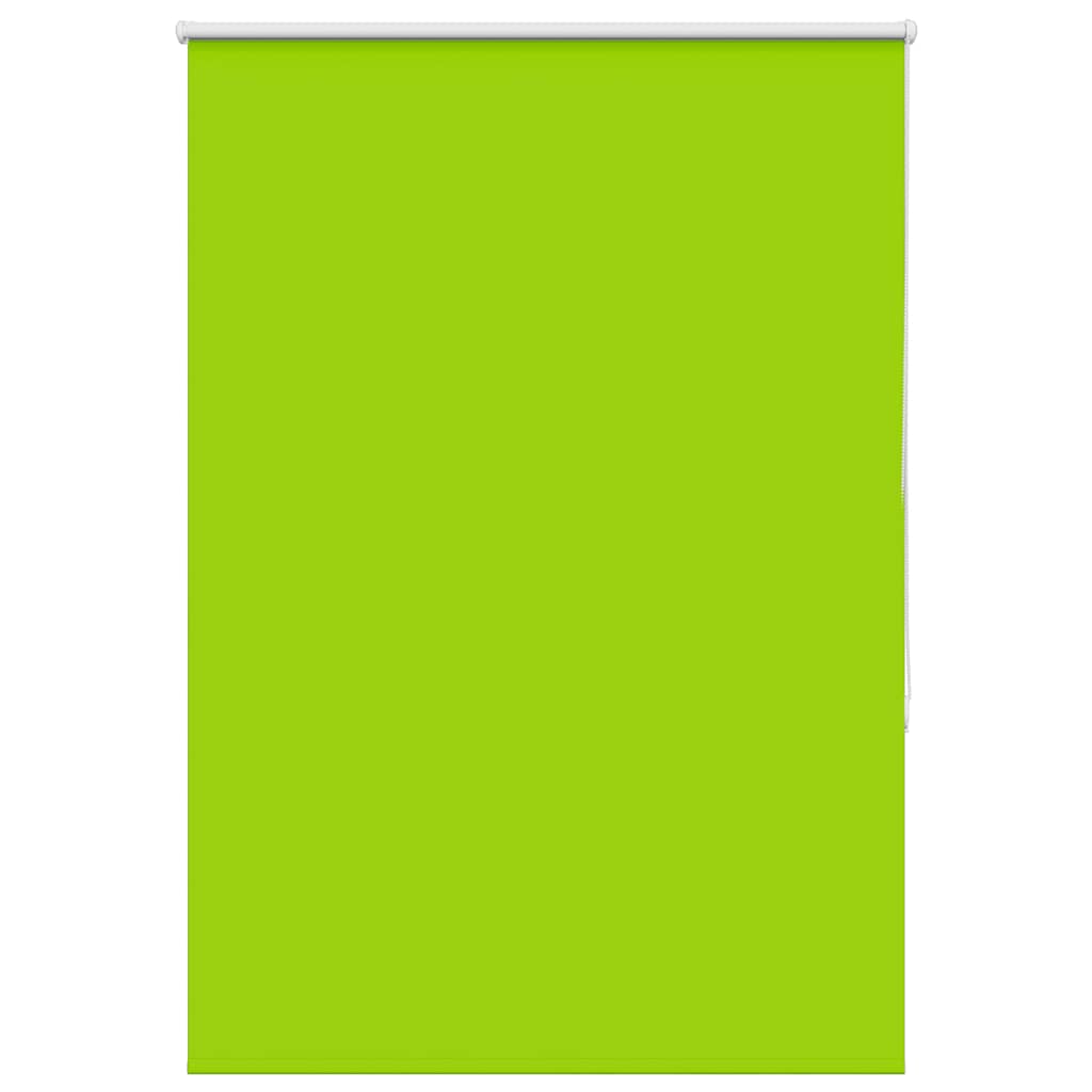 Roller Blind Blackout Leaves Green 95x175 cm Fabric Width 90.7 cm Polyester