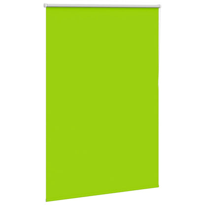 Roller Blind Blackout Leaves Green 95x175 cm Fabric Width 90.7 cm Polyester