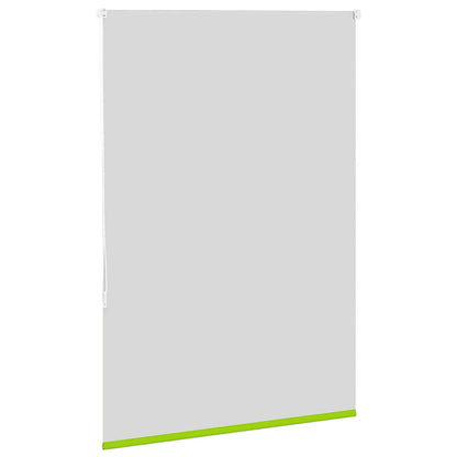 Roller Blind Blackout Leaves Green 95x175 cm Fabric Width 90.7 cm Polyester