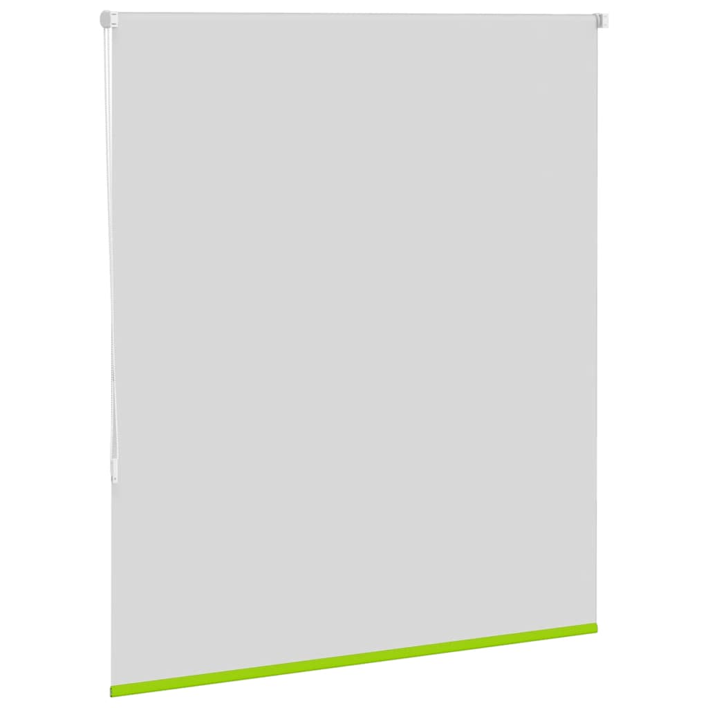 Roller Blind Blackout Leaves Green 125x175 cm Fabric Width 121.6 cm Polyester