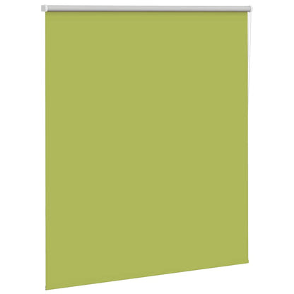 Roller Blind Blackout Leaves Green 135x175 cm Fabric Width 131.6 cm Polyester