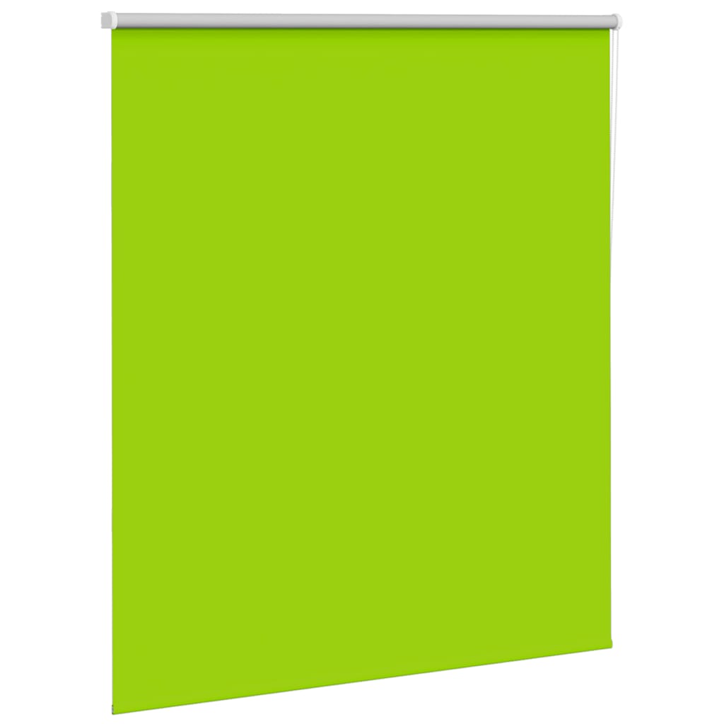 Roller Blind Blackout Leaves Green 140x175 cm Fabric Width 136.6 cm Polyester