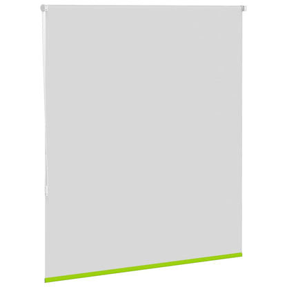 Roller Blind Blackout Leaves Green 140x175 cm Fabric Width 136.6 cm Polyester