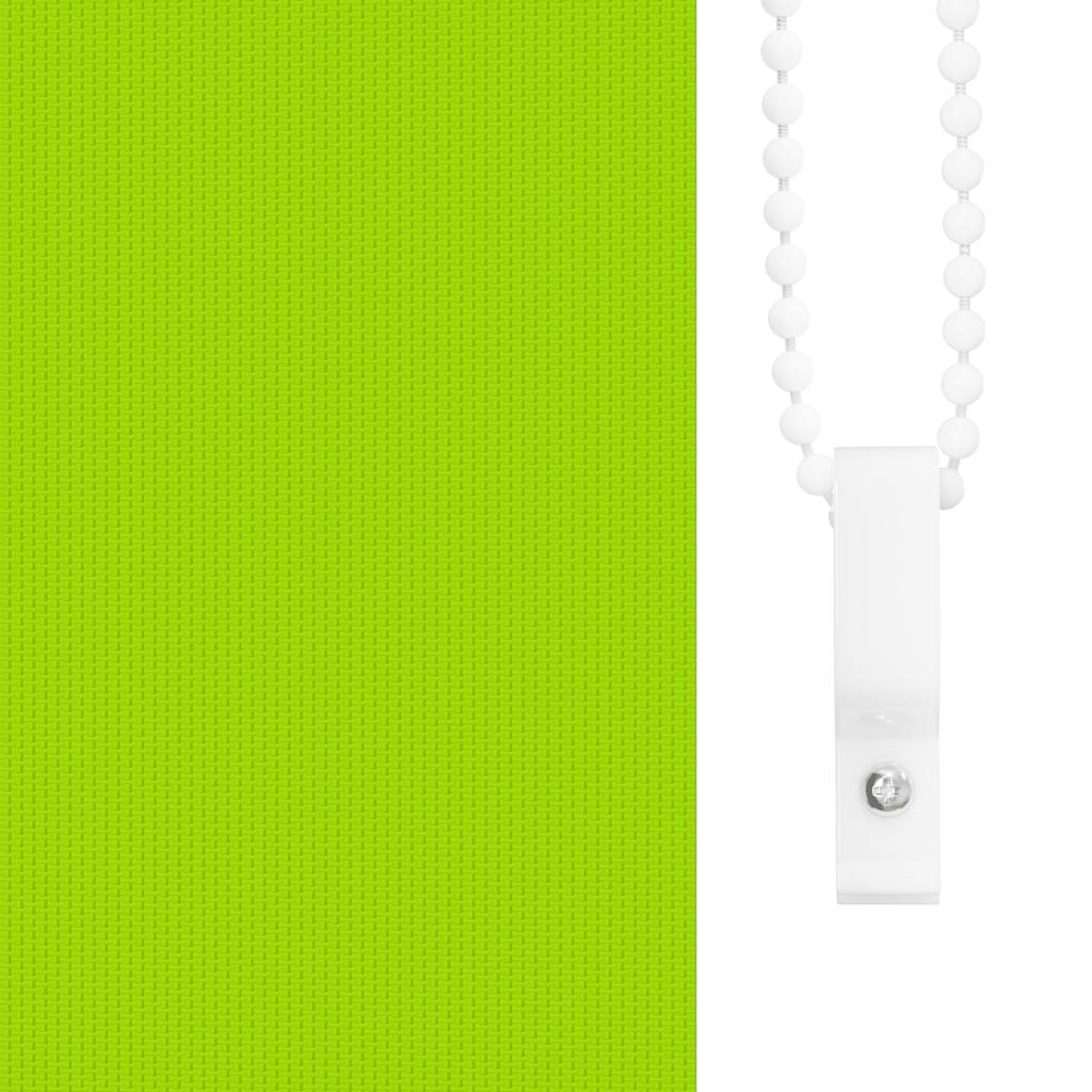 Roller Blind Blackout Leaves Green 140x175 cm Fabric Width 136.6 cm Polyester